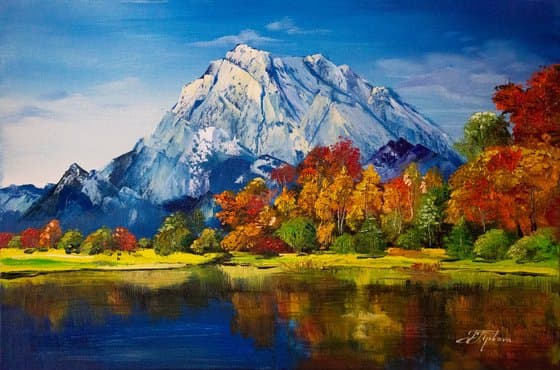 MOUNTAINS . AUTUMN
